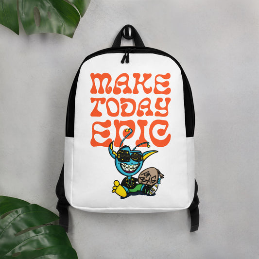 Make Today Epic| Minimalist SPACE FOOD Backpack